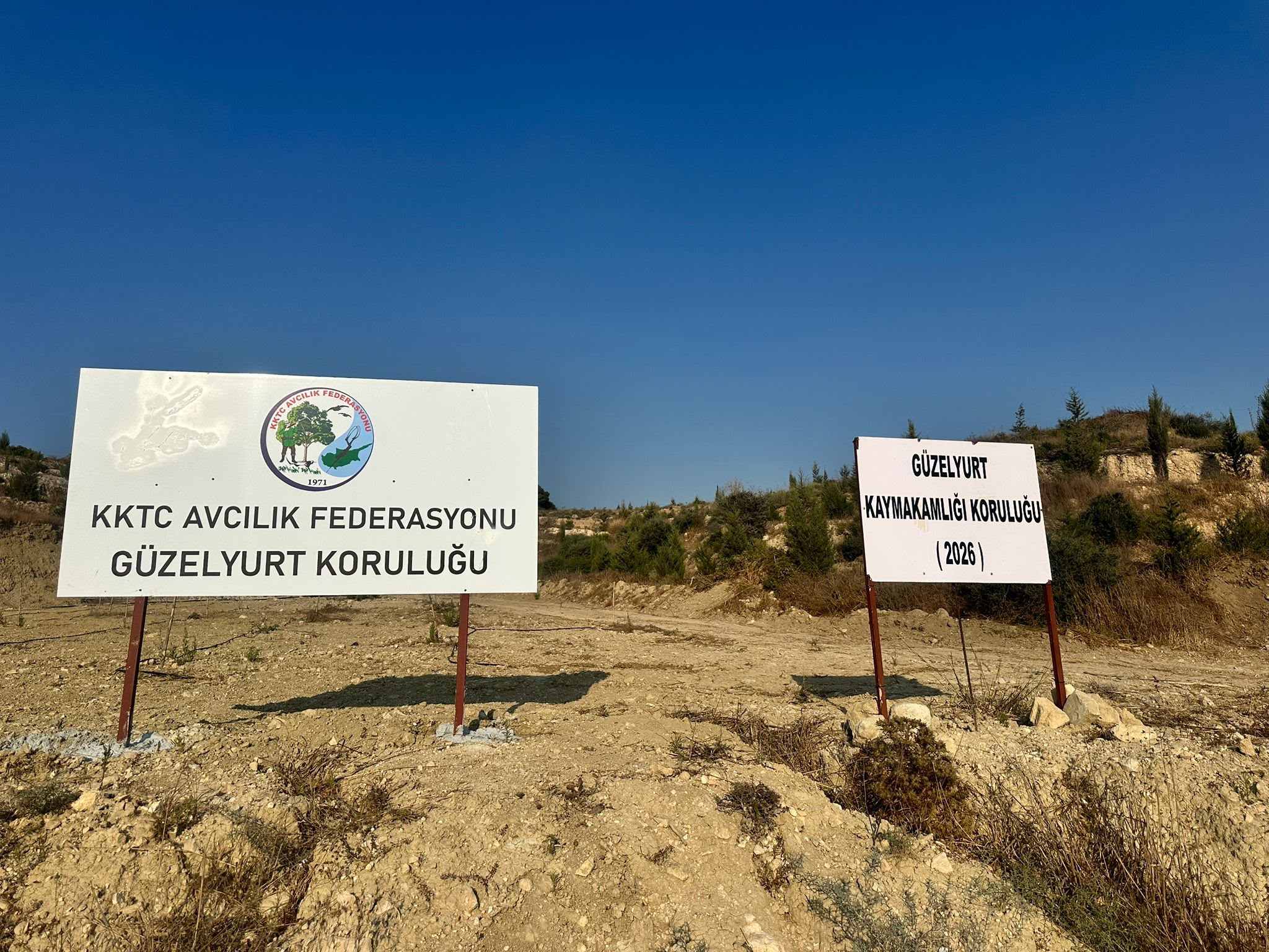 KKTC Avcılık Federasyonu’ndan Geleceğe Köklü Bir Miras: Kalkanlı Zeytin Fidanı Koruluğu Hayata Geçti